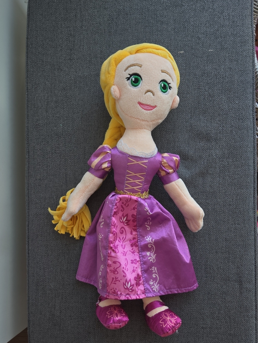 Disney Rapunzel Plush Doll with Blonde Hair - Kids Toys